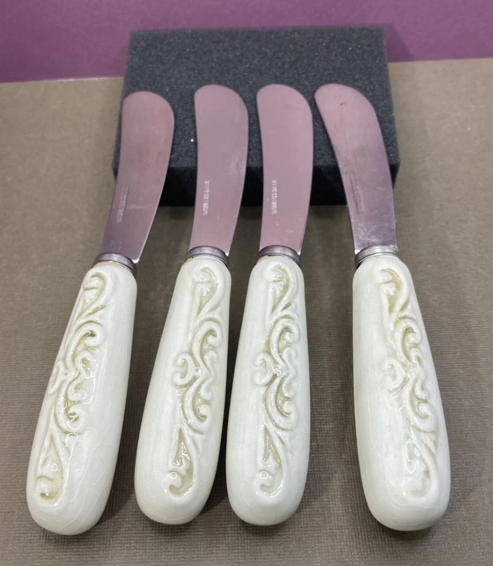 4pc Stainless Steel Cheese Knives